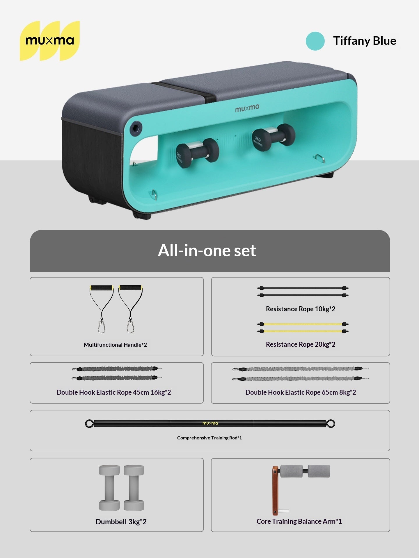 Pilates Equipment Home Multifunctional Fitness Chair And Bench