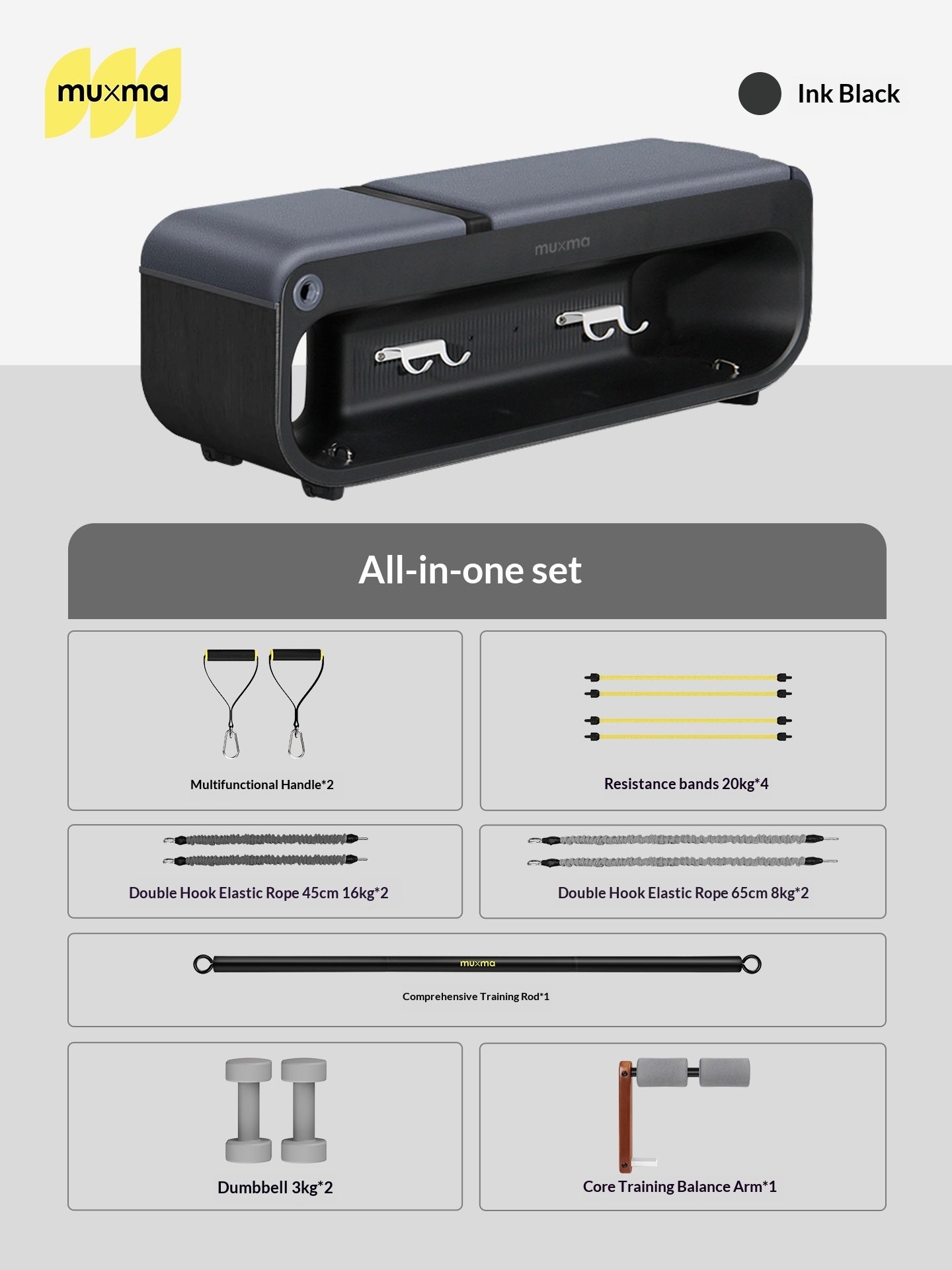 Pilates Equipment Home Multifunctional Fitness Chair And Bench