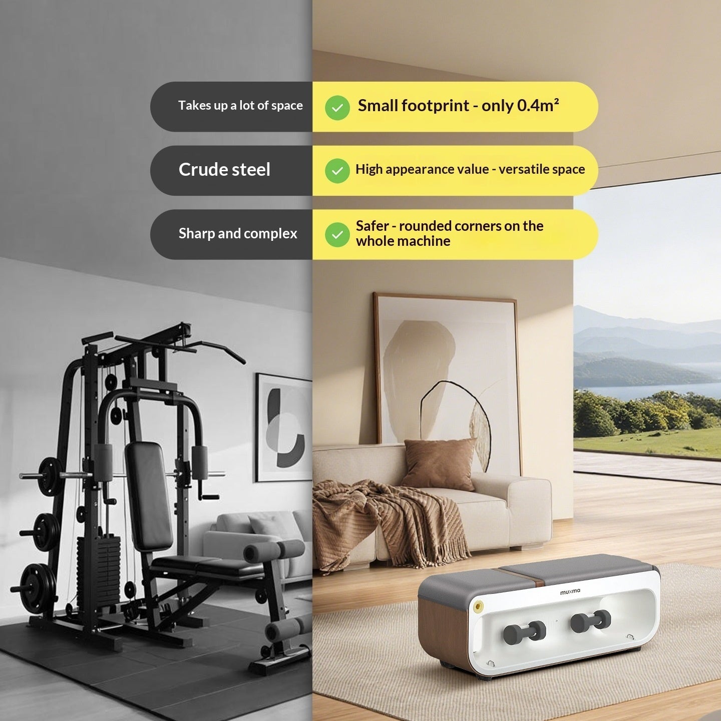 Pilates Equipment Home Multifunctional Fitness Chair And Bench